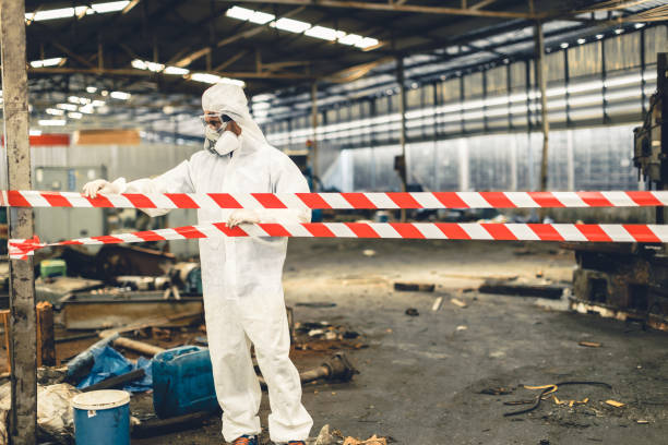 Professional Infectious Disease Decontamination technician working in Farmington, NH